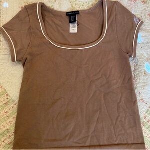 Sincerely Jules Tan Short Sleeve Top